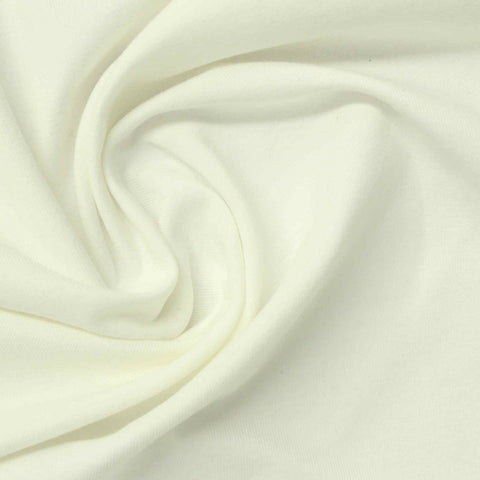 Cotton Stretch Jersey Knit Fabric, 180 gsm, 170 cm — Beige