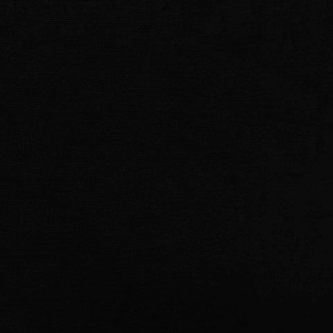 Viscose Stretch Interlock Knit Fabric, 205 gsm, 160 cm — Black