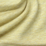 Yellow Marl Rib Knit, Poly-Cotton — photo 2