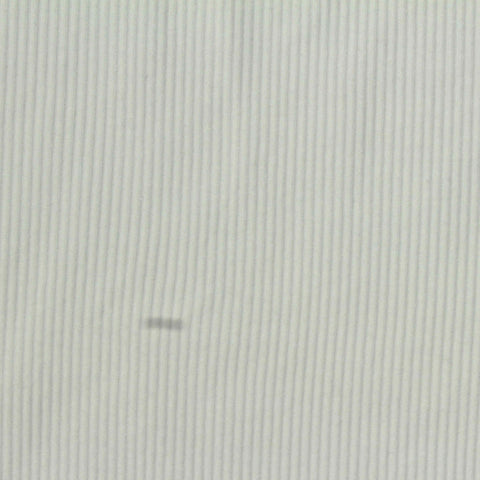 Light Grey Vertical-Stripe Rib Knit, Cotton-Poly