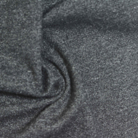 Dark Grey Marl Jacquard, Viscose-Nylon, 290 gsm