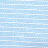 White Horizontal-Stripe Chunky Knit, Poly-Viscose — photo 2