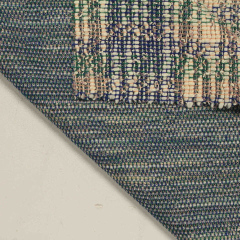 Blue Abstract Jacquard