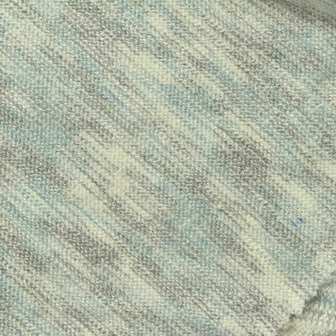 Light Blue Marl Chunky Knit, Viscose-Poly, 180 gsm