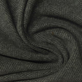 Dark Grey Herringbone Interlock Knit, Poly-Viscose — photo 2