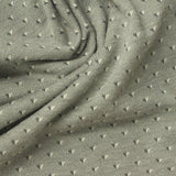 Dark Grey Hearts Jersey Knit, Cotton-Poly — photo 2