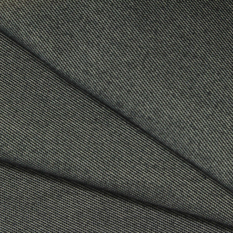 Yarn-Dyed Cotton Polyester Stretch Denim Fabric, 390 gsm — Grey