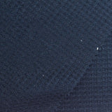 Jacquard Polyester Stretch Waffle Knit Fabric, 185 gsm, 135 cm — Navy — photo 2