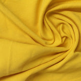 Cotton Stretch Jersey Knit Fabric, 190 gsm, 180 cm — Yellow — photo 2