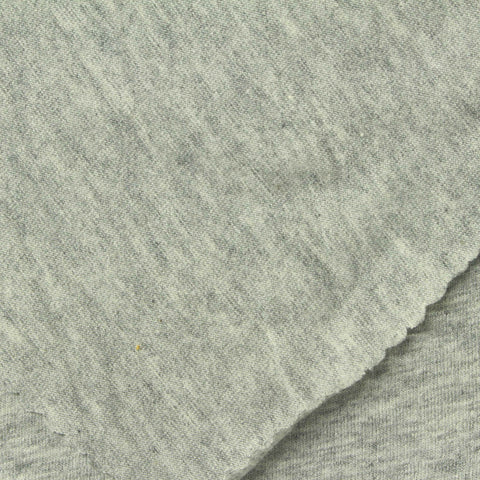 Light Grey Marl Jersey Knit, Cotton-Viscose