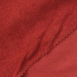 Brushed Cotton Polyester French Terry Fabric, 265 gsm, 180 cm — Red — photo 2