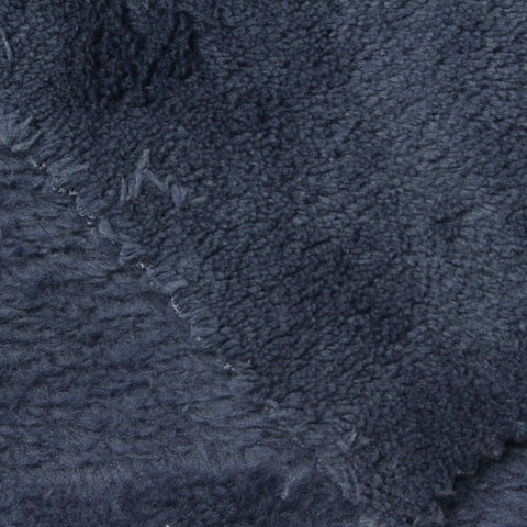 100% Polyester Fleece Fabric, 260 gsm, 180 cm — Navy