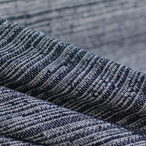 Dark Blue Marl Chunky Knit, Poly-Cotton, 280 gsm