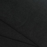 Polyester Stretch French Terry Fabric, 310 gsm, 190 cm — Black — photo 2