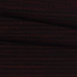 Dark Burgundy Horizontal-Stripe Knit, Poly-Viscose — photo 2
