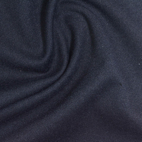 Polyester Stretch Interlock Knit Fabric, 315 gsm, 160 cm — Navy