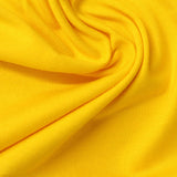 100% Cotton Jersey Knit Fabric, 190 gsm, 170 cm — Yellow — photo 2