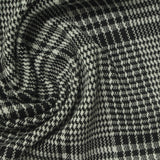 Black Houndstooth Jacquard, Poly-Viscose — photo 2