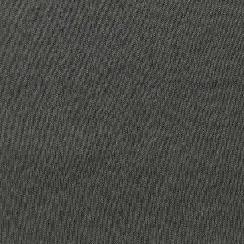 Dark Grey Marl Rib Knit, Cotton, 170 gsm, 160 cm