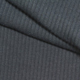 Cotton Stretch Rib Knit Fabric, 220 gsm, 135 cm — Navy — photo 2