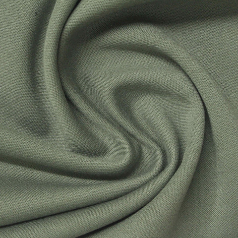Polyester Viscose Blend Interlock Knit Fabric, 220 gsm, 175 cm — Green