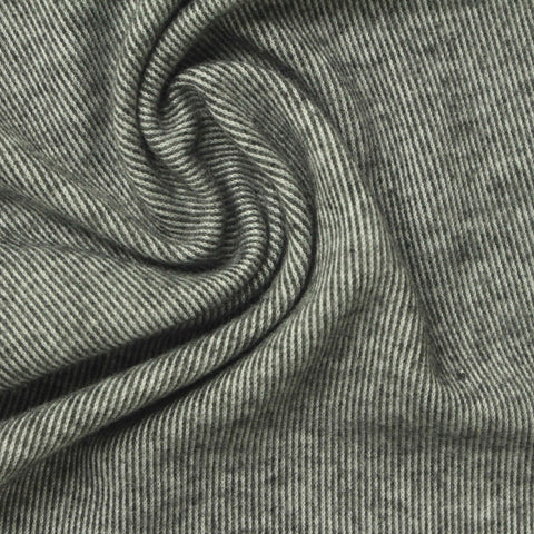Grey Marl Interlock Knit, Polyester, 280 gsm