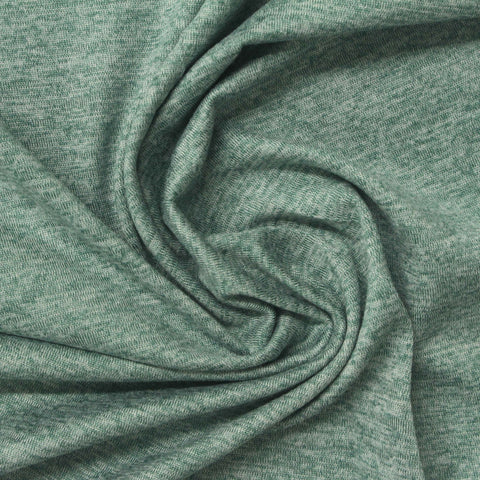 Green Heathered-Marl Milk Silk Knit, Polyester