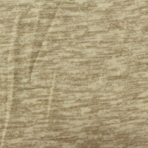 Dark Beige Marl Jersey Knit, Viscose-Poly
