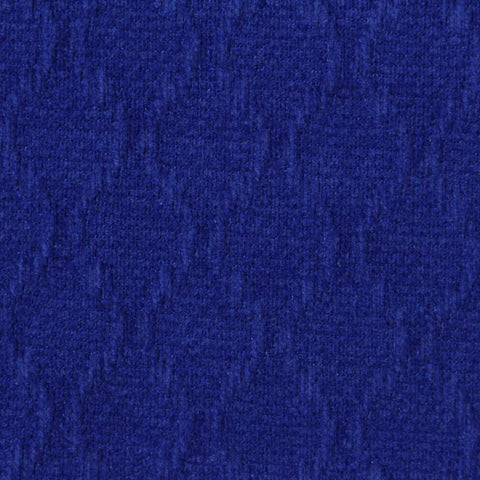 Jacquard Polyester Stretch Knit Fabric, 370 gsm, 165 cm — Blue