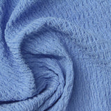 Jacquard Polyester Stretch Warp Knit Fabric, 200 gsm, 137 cm — Blue — photo 2