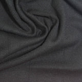 Brushed Polyester Viscose Stretch Rib Knit Fabric, 280 gsm, 184 cm — Grey — photo 2