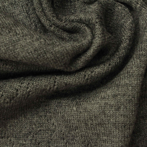 Grey Heathered-Marl Jacquard, Viscose-Poly