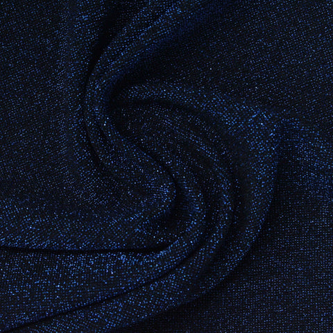 Dark Blue Marl Knit, Nylon-Metallic, 180 gsm, 165 cm, ref EF-248820