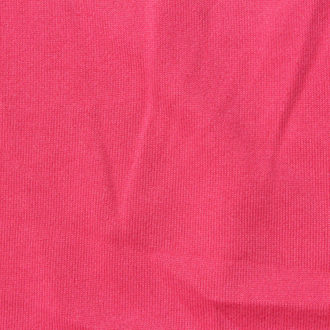 Brushed Polyester Stretch Milk Silk Knit Fabric, 160 gsm, 160 cm — Pink