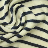 Beige Stripes Velvet, Cotton-Poly — photo 2