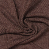 Polyester Viscose Waffle Knit Fabric, 182 gsm, 170 cm — Brown — photo 2