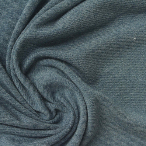 Blue Marl Chunky Knit, Poly-Viscose