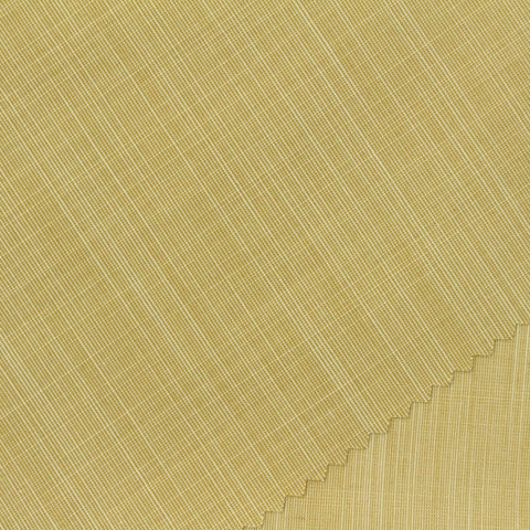 Yellow Textured-Stripe Woven, Viscose-Poly