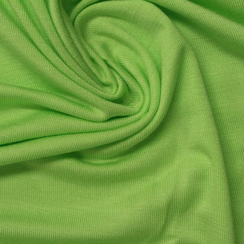 Viscose Stretch Jersey Knit Fabric, 173 gsm, 175 cm — Green