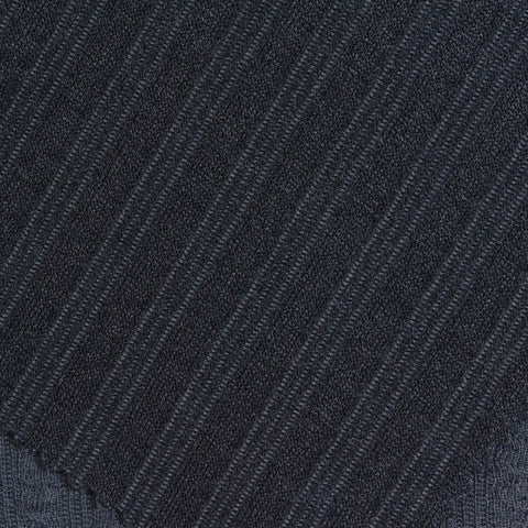 Polyester Stretch Rib Knit Fabric, 290 gsm, 165 cm — Navy