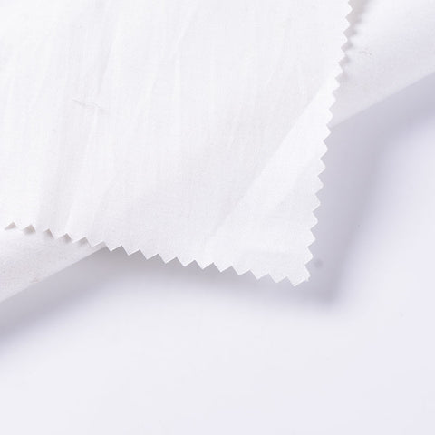Cotton Stretch Sateen Fabric, 140 cm — White