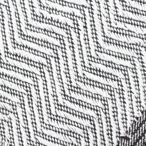 Black Herringbone Jacquard, Polyester