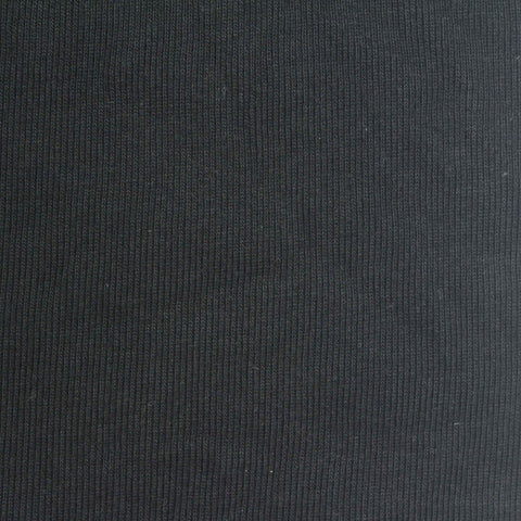 Black Rib Knit, Cotton