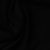 Nylon Stretch Mesh Fabric, 195 gsm, 155 cm — Black — photo 2