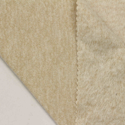 Light Beige Marl Chunky Knit, Polyester, 180 gsm