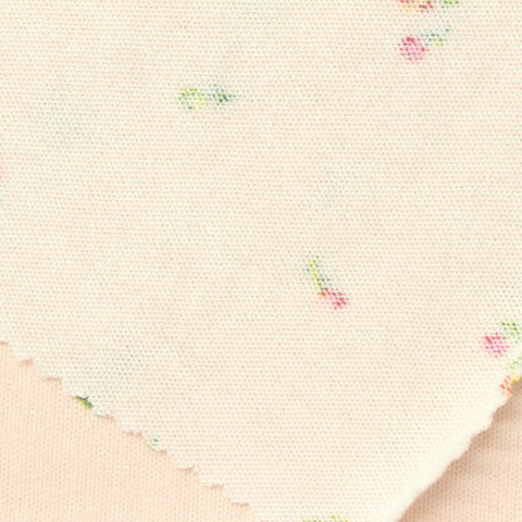 Pink Floral Jersey Knit, Polyester, 200 gsm, 165 cm