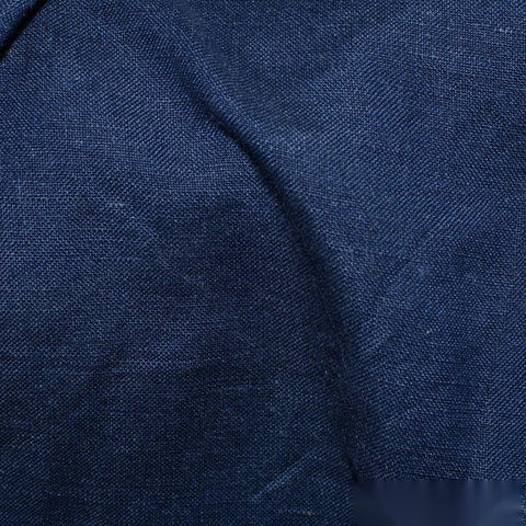 Linen Viscose Woven Fabric, 180 gsm — Navy