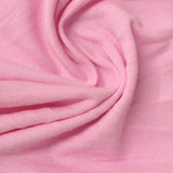 Brushed Cotton Stretch French Terry Fabric, 170 gsm, 160 cm — Pink — photo 2