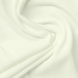 Cotton Modal Piqué Knit Fabric, 260 gsm, 175 cm — White — photo 2