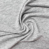 Grey Marl Jersey Knit, Poly-Viscose — photo 2